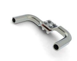 Зажимы аппаратные прессуемые типа 2А4А (с четырьмя отверстиями в контактной лапке)