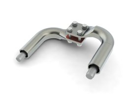 Зажимы аппаратные прессуемые типа 2А4АП (с четырьмя отверстиями в контактной лапке)