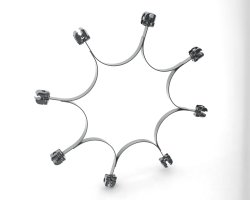 Распорки глухие восьмилучевые типа 8РГ