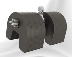 Балласты к поддерживающим зажимам для одного провода