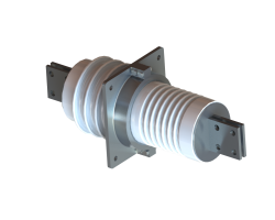 Изолятор проходной фарфоровый ИПУ-10/2000-7,5 УХЛ1